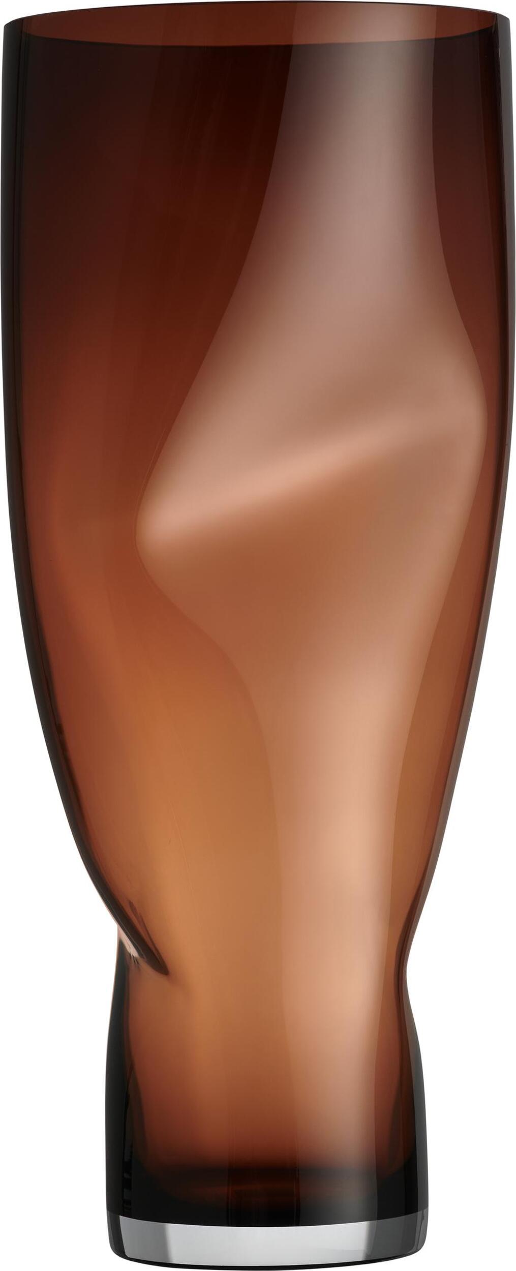 Wazon Squeeze 50 cm brązowy