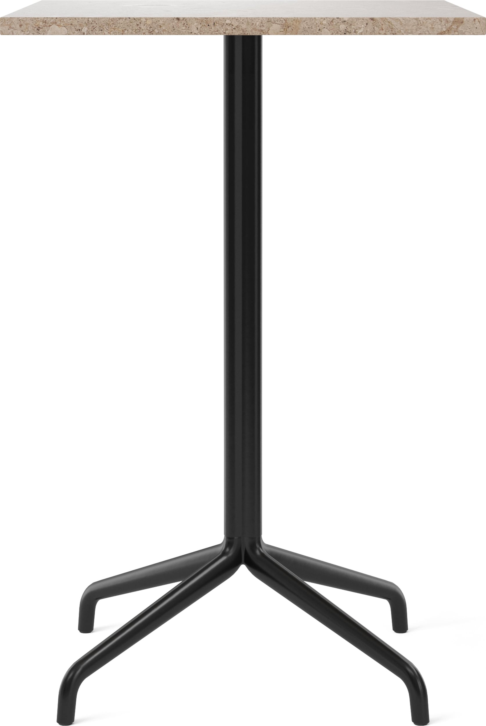 Stół barowy Harbour Column Star Base Kunis Breccia kwadratowy 93 cm