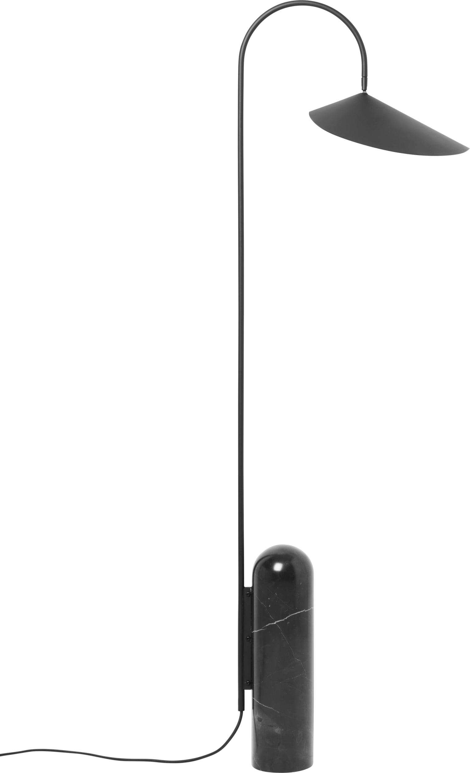 Lampa podłogowa Arum czarna