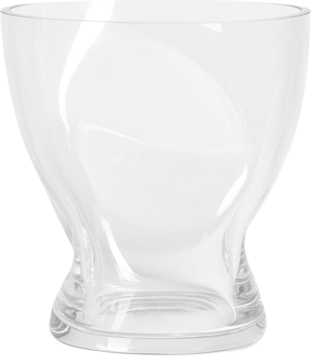 Wazon pogięty Squeeze 18 cm transparentny