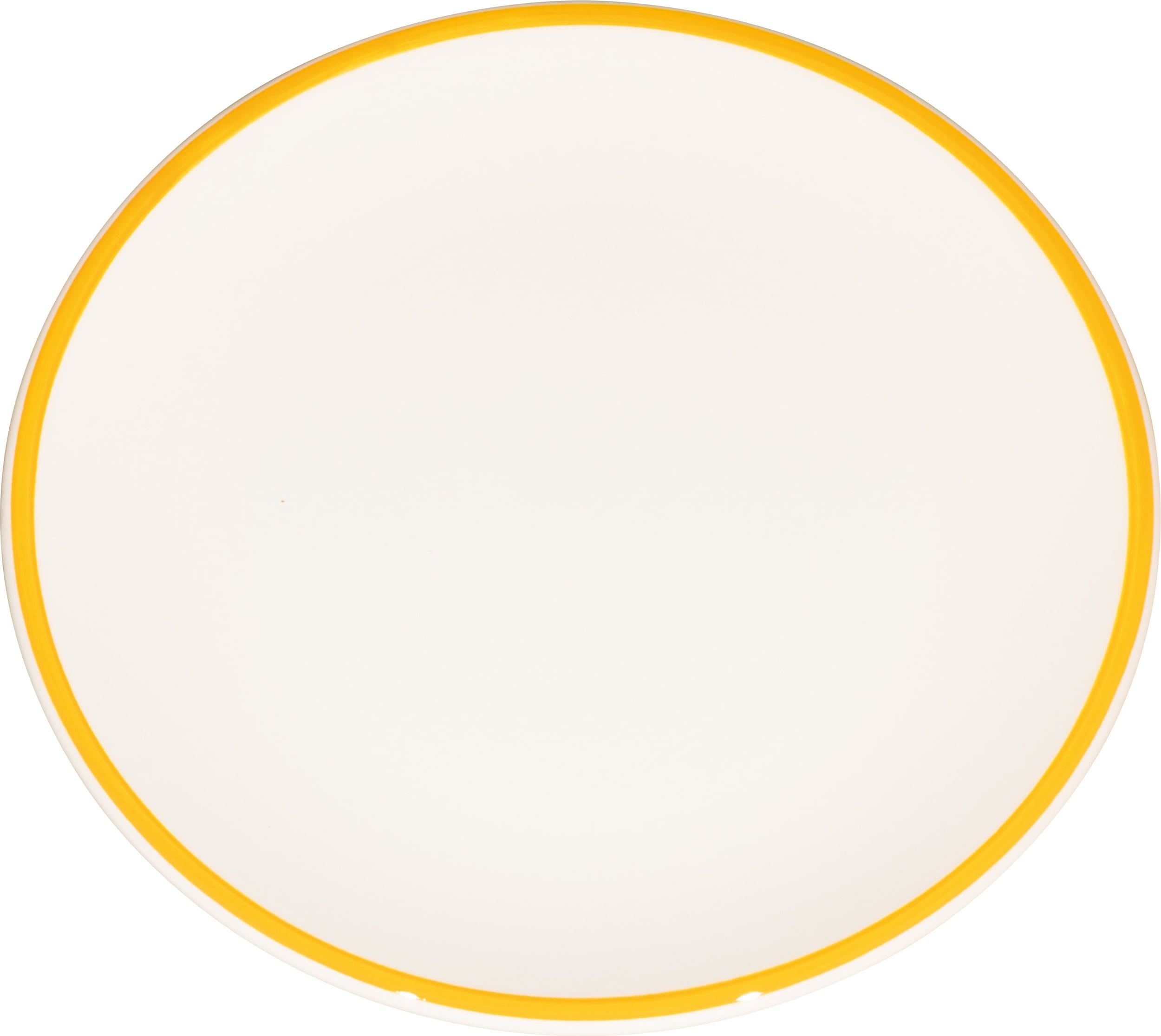 Talerz śniadaniowy Lido Rim 21 cm żółty