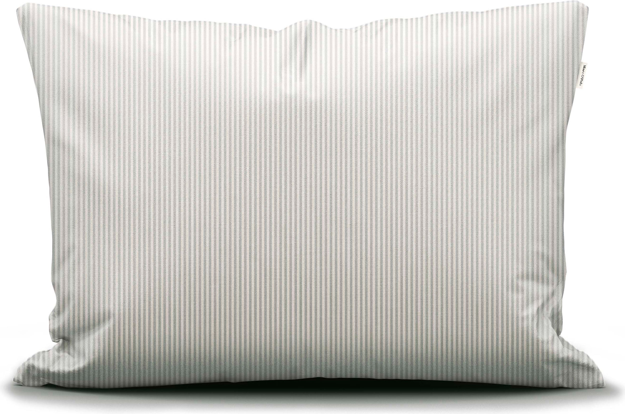 Poszewka na poduszkę Classic Stripe 40 x 80 cm szaro-beżowa zapięcie suwak