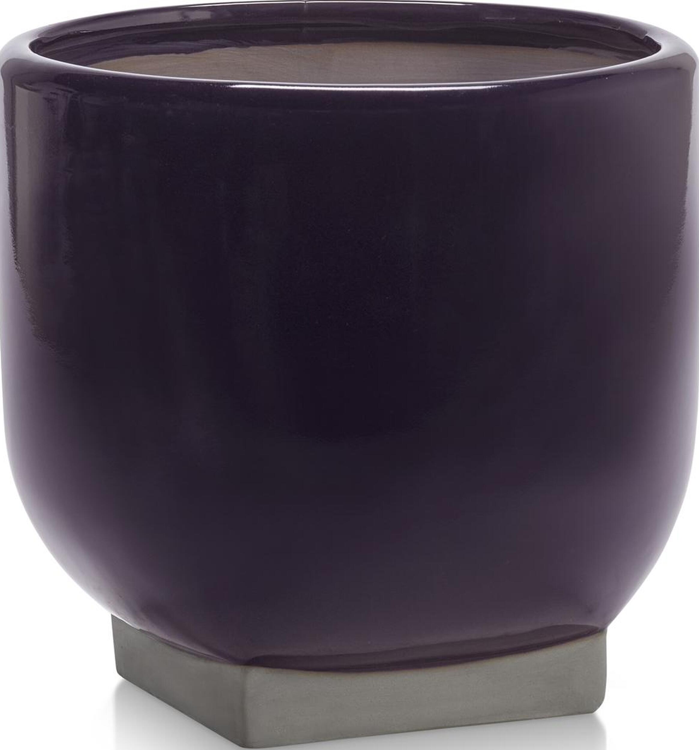 Osłonka na doniczkę Rosamar 16 cm fioletowa