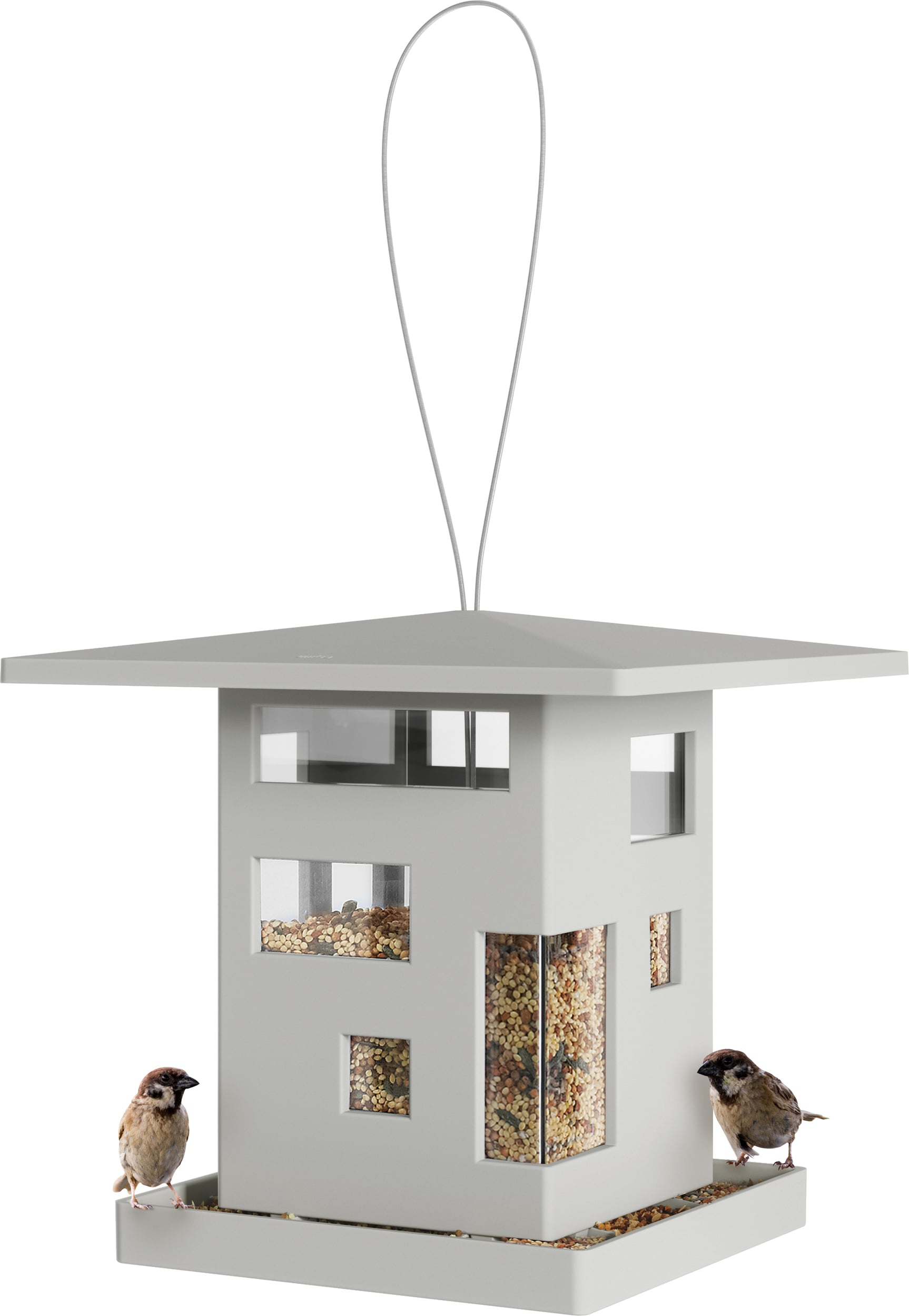 Karmnik dla ptaków Bird Cafe szary