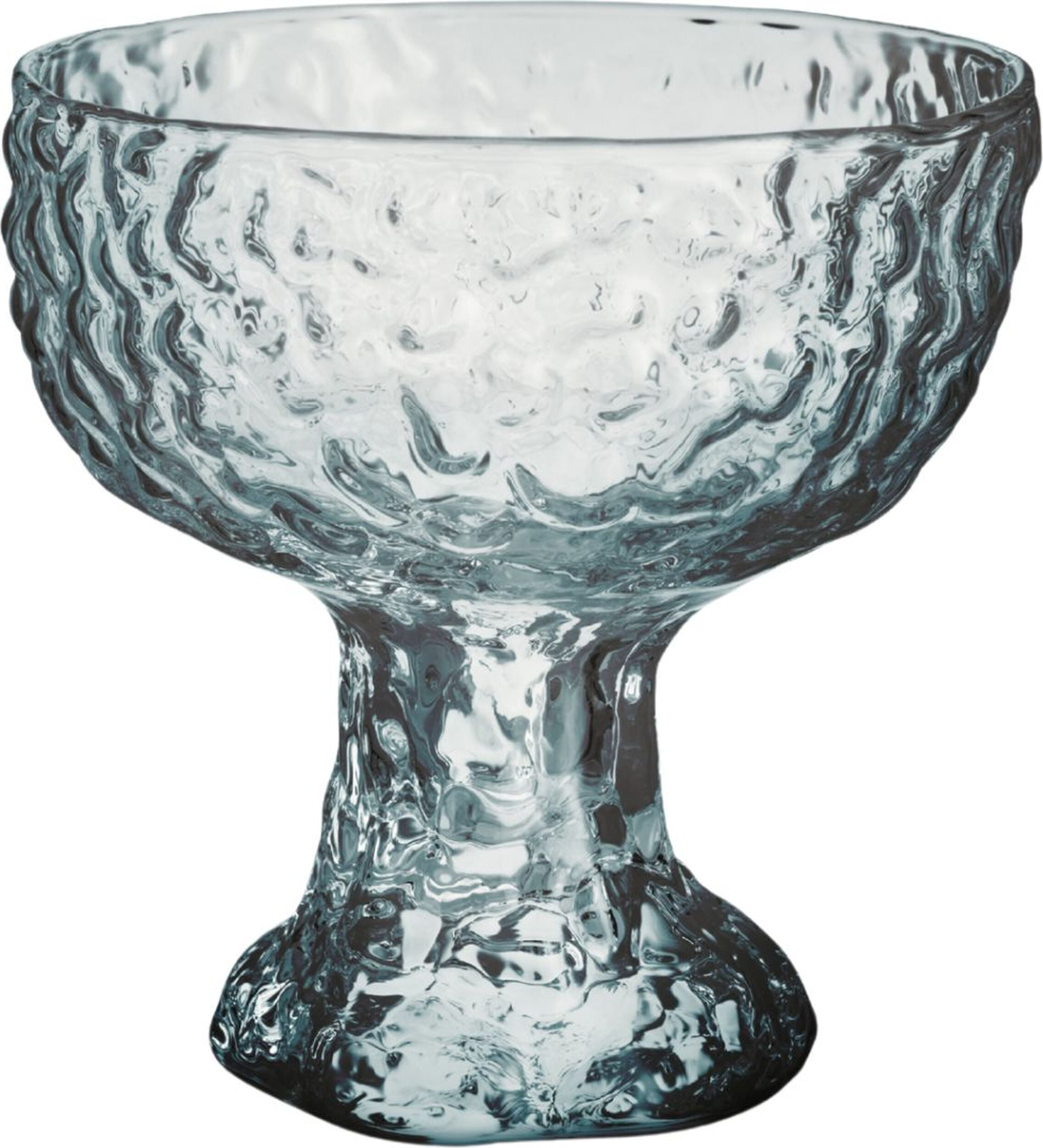 Pucharek do deserów Moss 350 ml transparentny niebieski