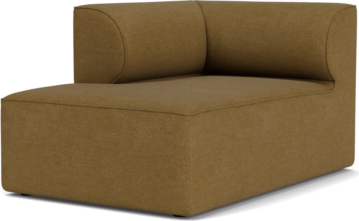 Szezlong lewostronny sofy modułowej Eave Bouclé 86 x 129 cm brązowy
