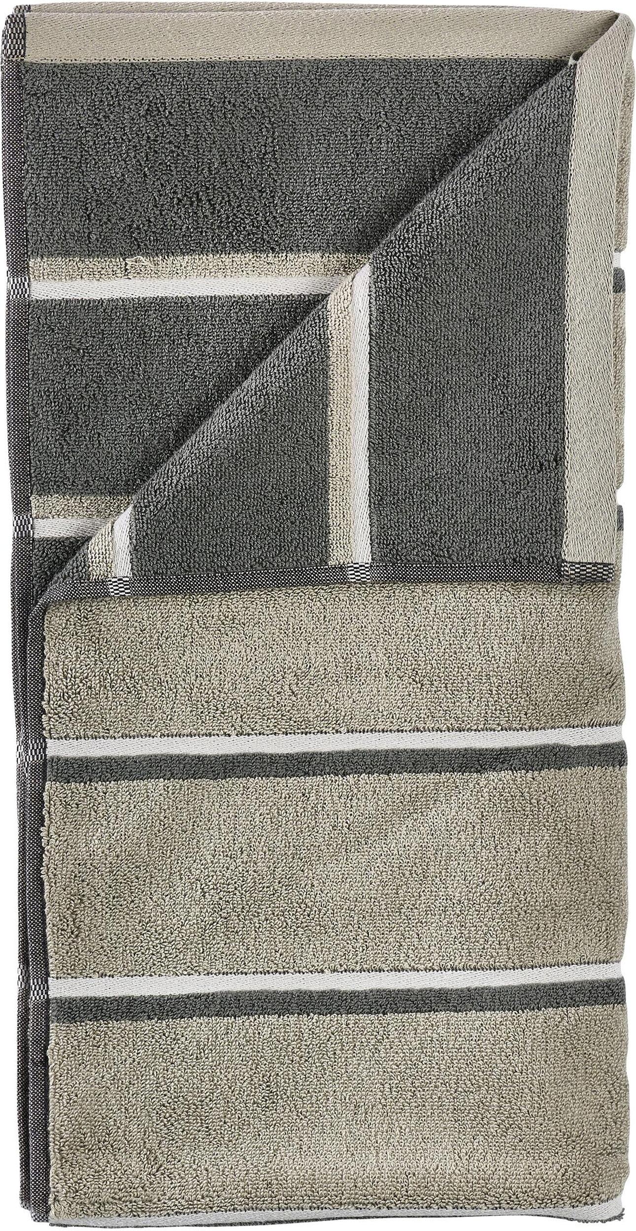 Ręcznik Sauna 70 x 140 cm zielono-szary