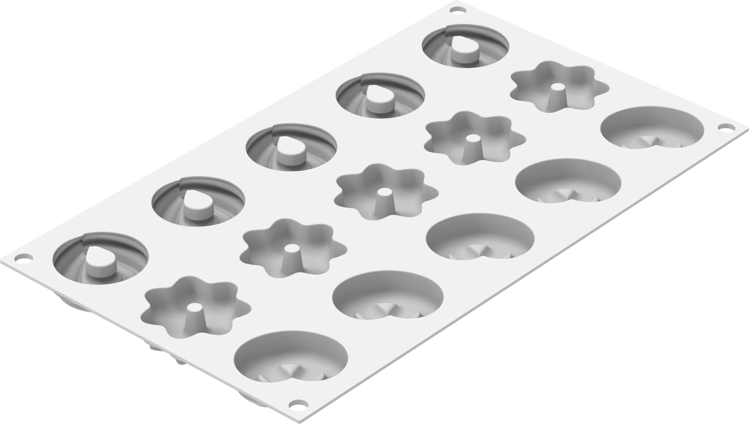 Forma silikonowa do ciastek Danish Cookies XS