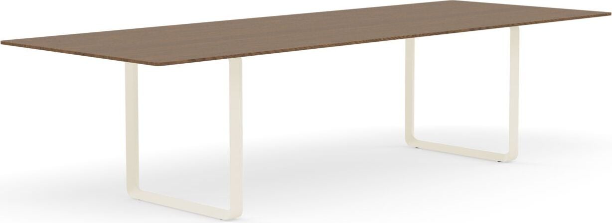 Stół Muuto 295 x 108 cm ciemny dąb nogi piaskowe