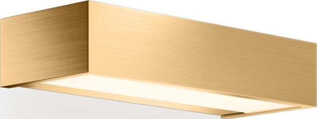 Lampa ścienna Box LED 25 cm złoty mat