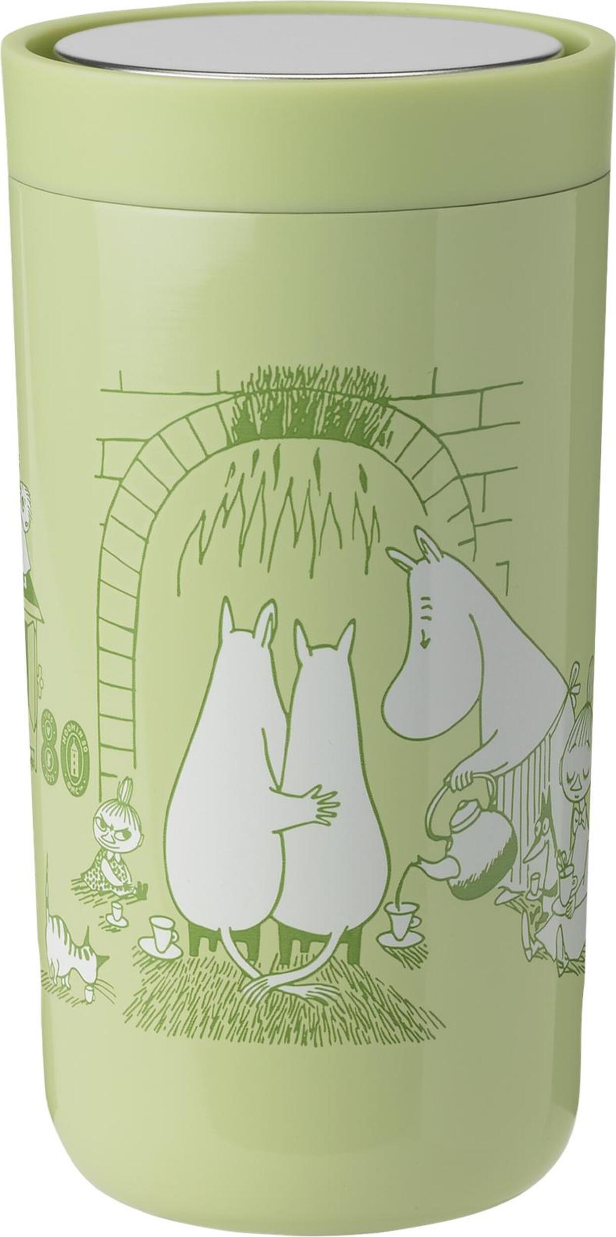 Kubek termiczny To-Go Click Muminki 'Home' 200 ml