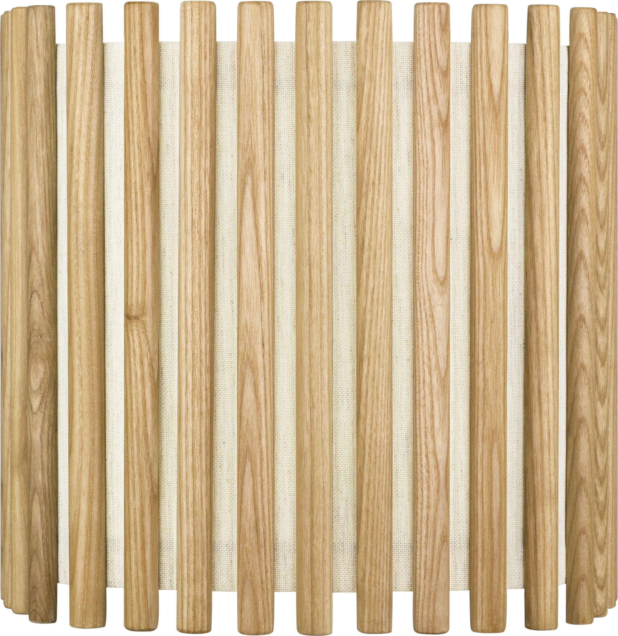 Lampa Komorebi kwadratowa 27 5 cm naturalny dąb