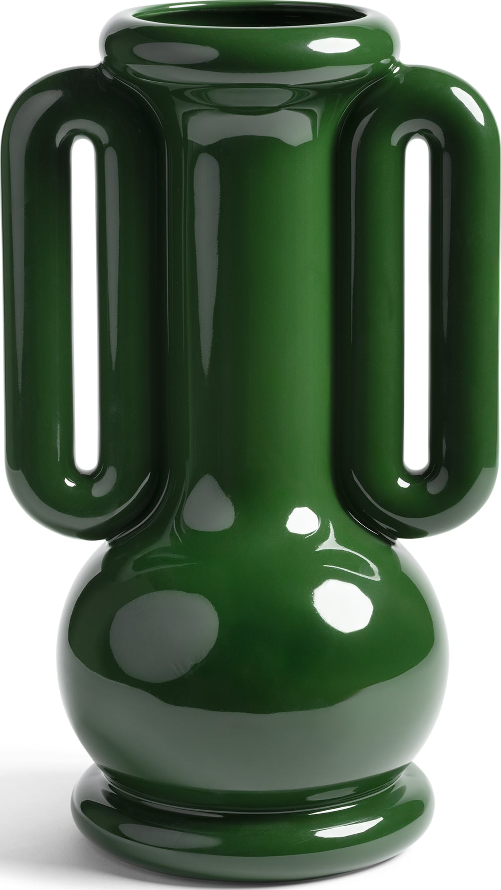 Wazon Amfora 36 cm zielony