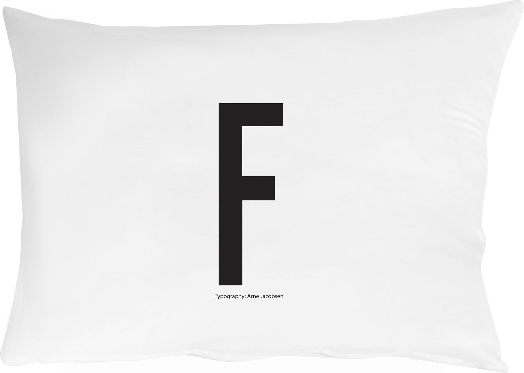 Poszewka na poduszkę Arne Jacobsens Vintage ABC litera F