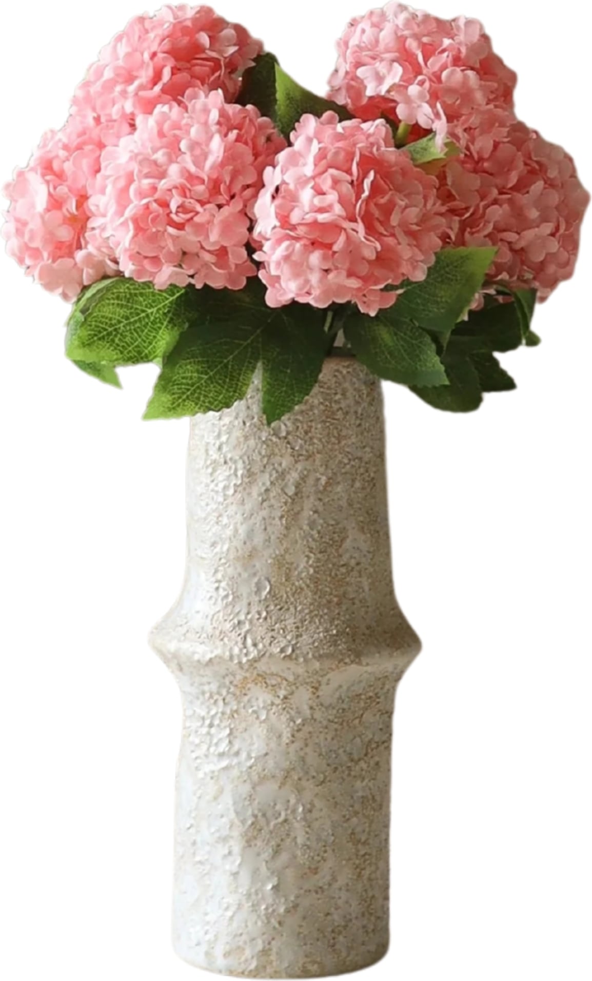 Kwiaty sztuczne bukiet Botane hortensje 33 cm różowe