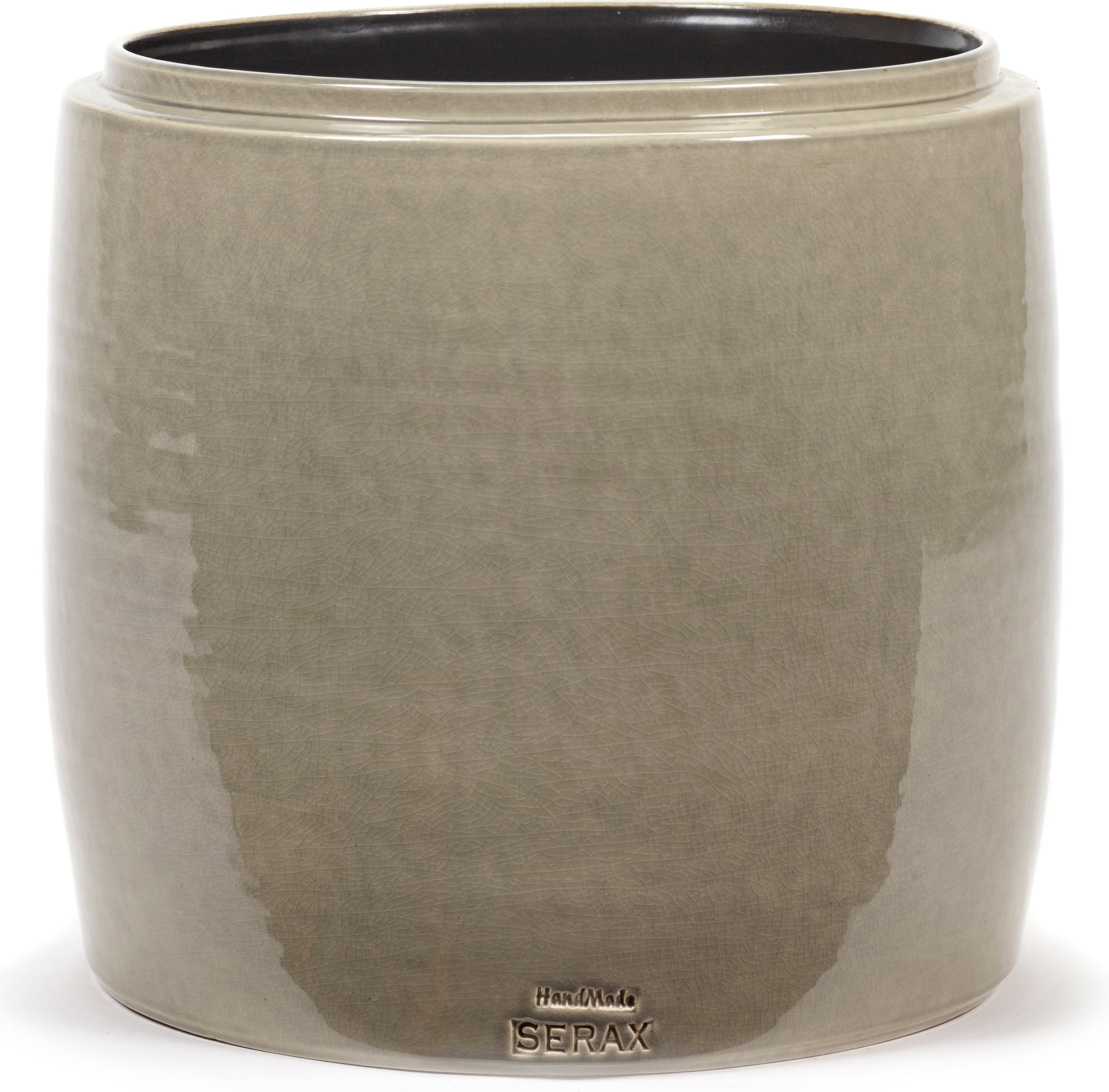 Osłonka na doniczkę Glazed Shades 26 cm szara
