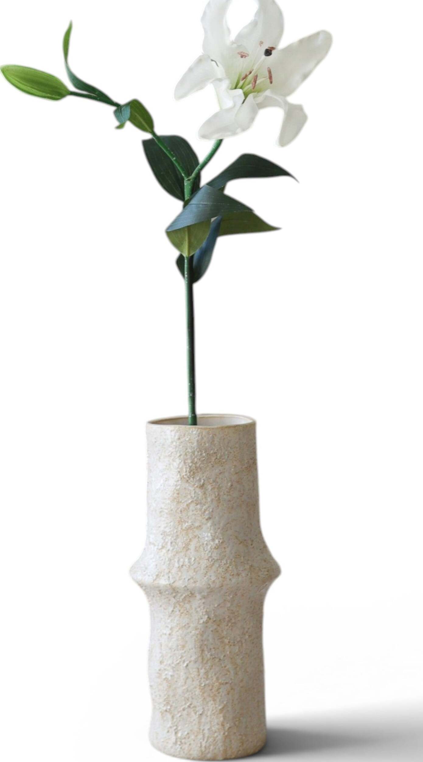 Kwiat sztuczny Botane lilia 68 cm biała