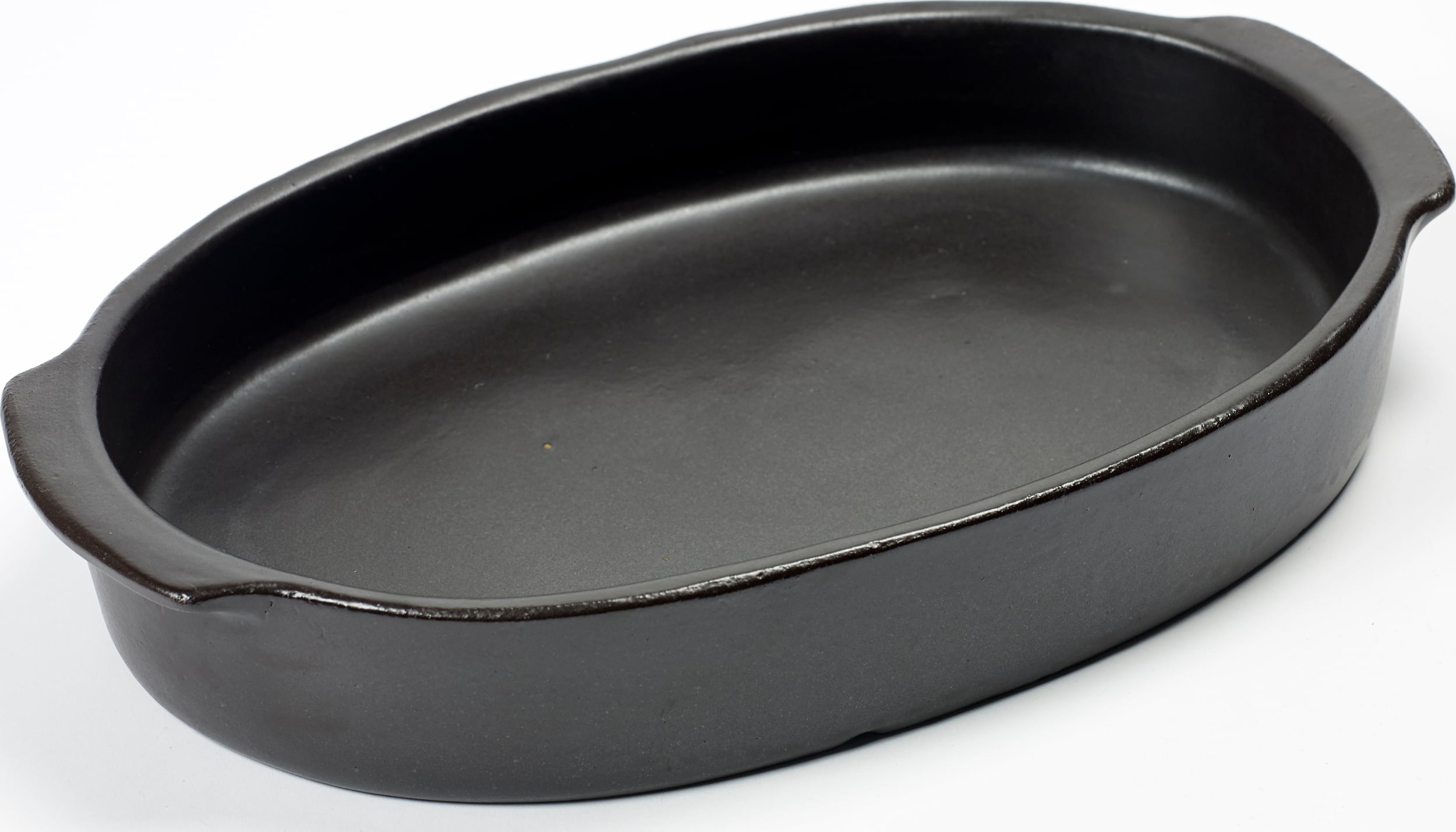 Naczynie do zapiekania i serwowania Pure owalne 37 cm czarne