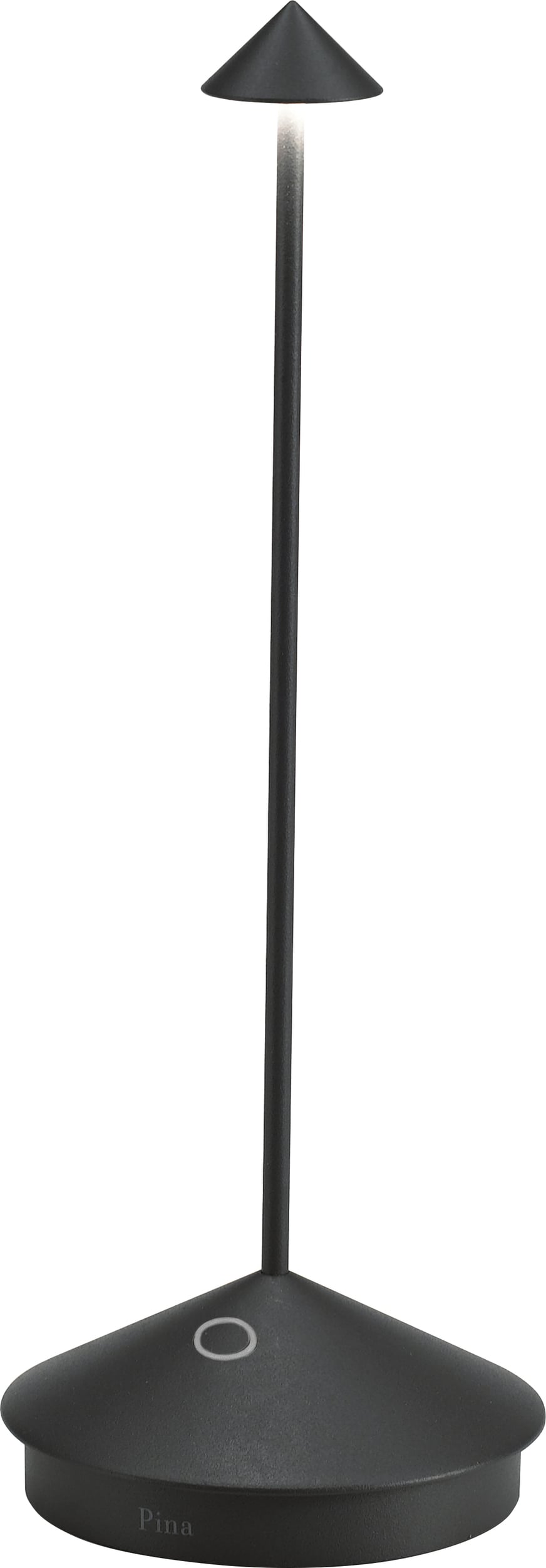 Lampa stołowa Pina Pro czarna z regulacją temperatury barwowej światła