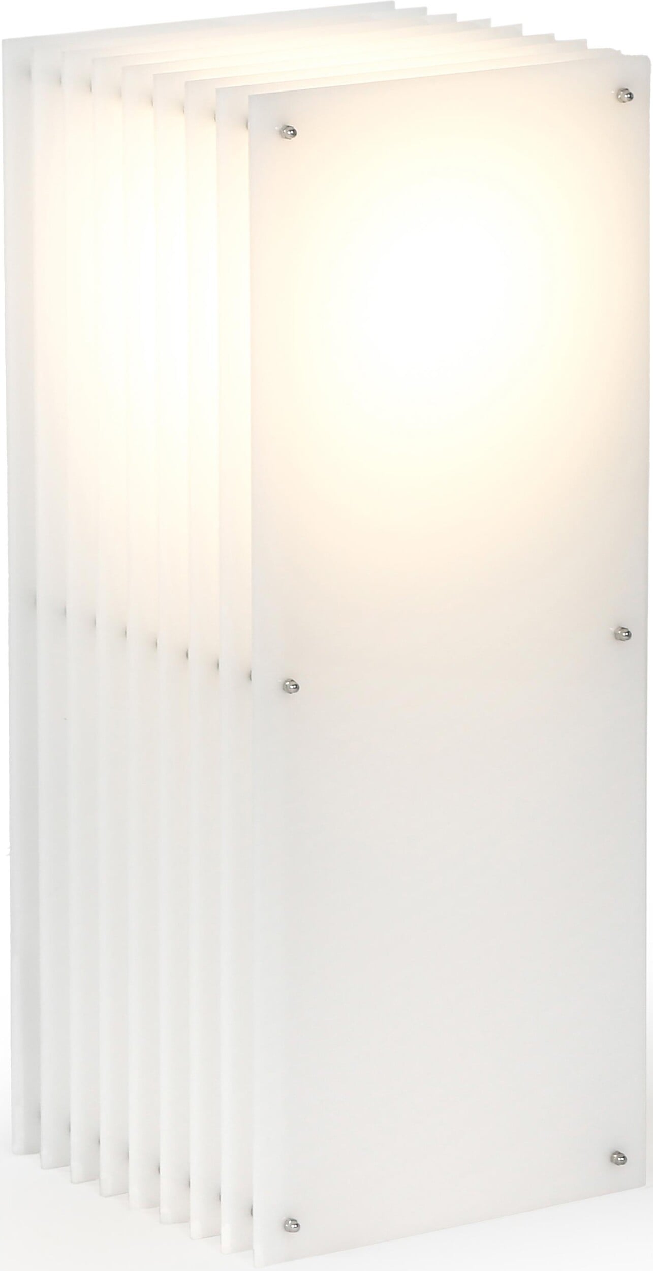 Lampa Lop Rectangle L mleczna