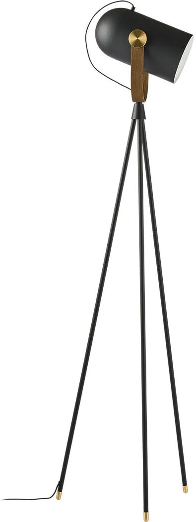 Lampa podłogowa Carronade II 135 cm czarno-brązowa