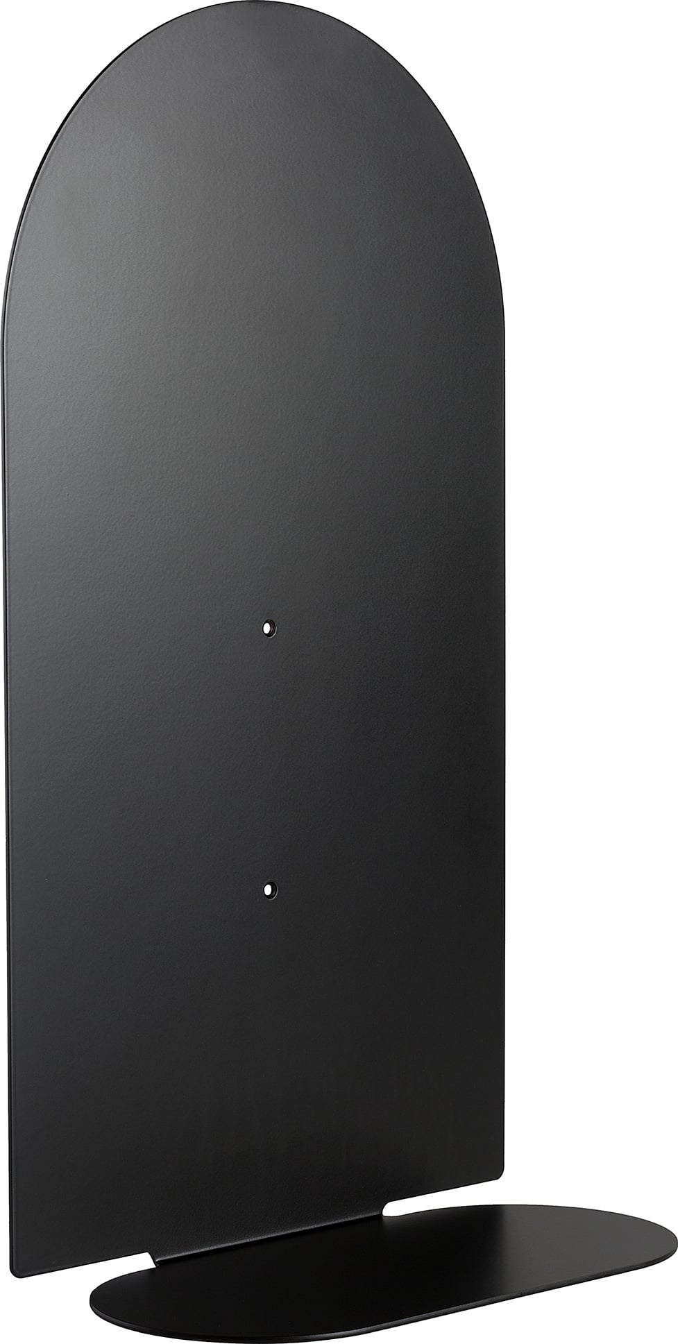 Półka ścienna Aureole owalna 52 cm czarna