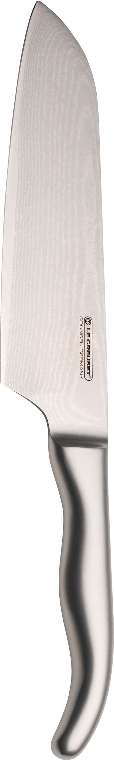 Nóż Santoku Le Creuset 18 cm z uchwytem ze stali nierdzewnej