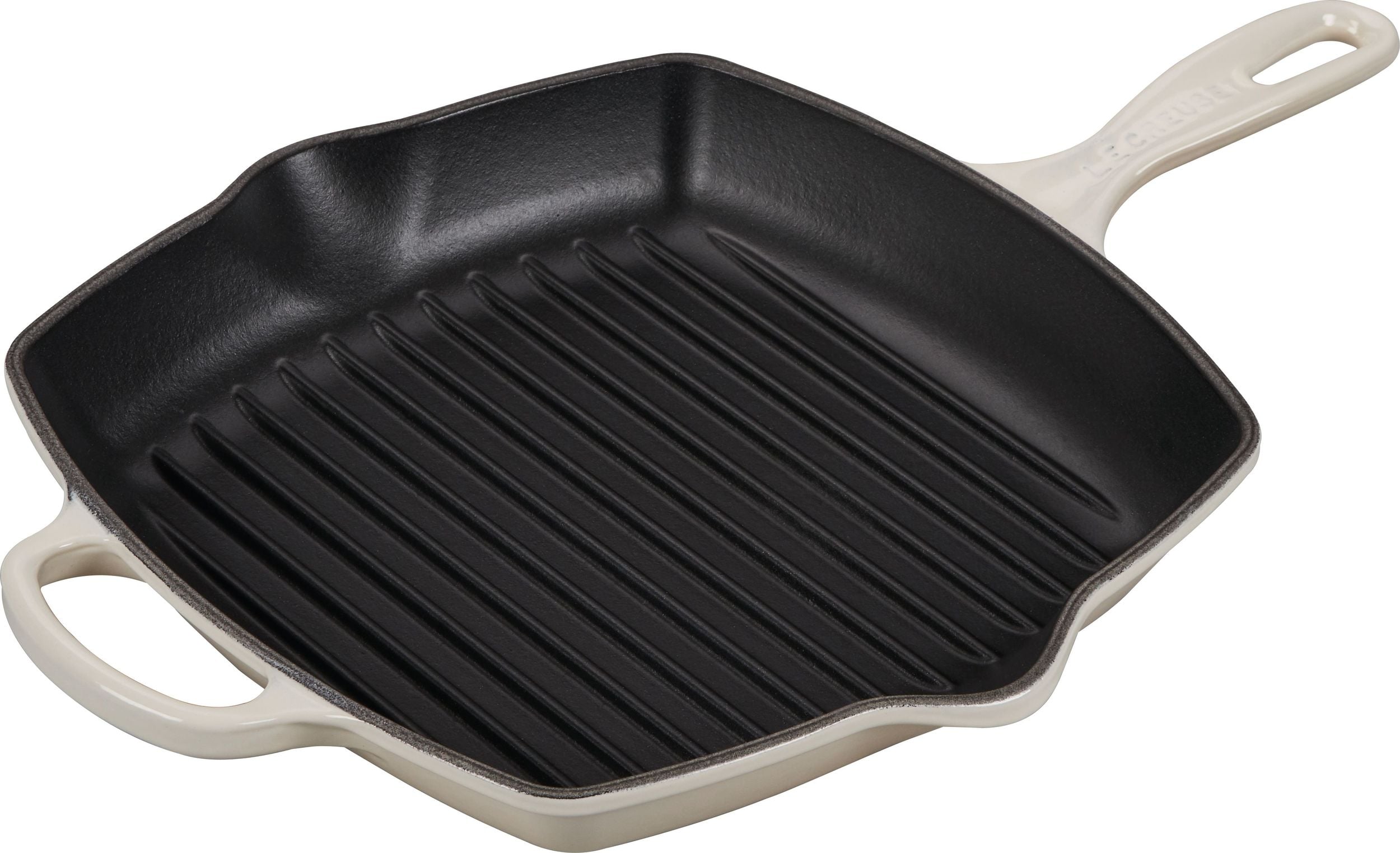 Patelnia grillowa Signature kwadratowa 26 cm beżowa