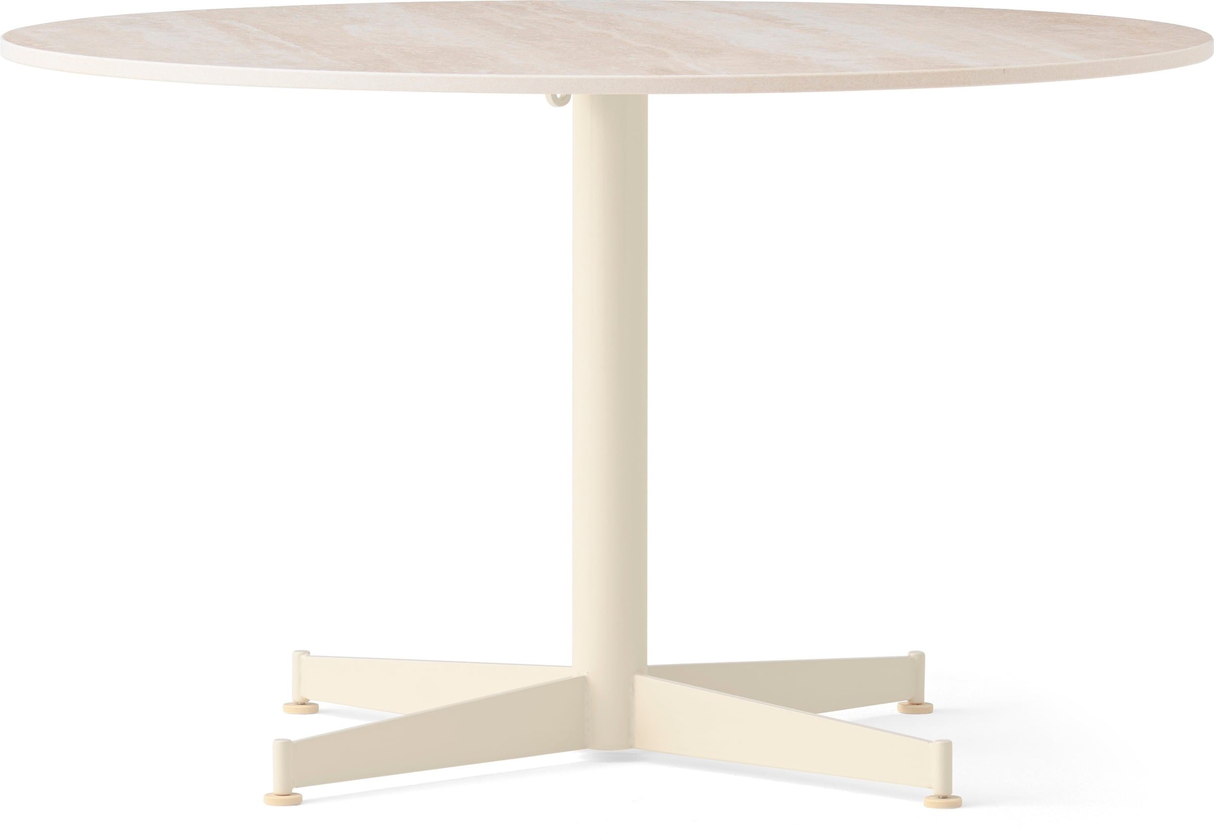 Stolik kawowy z kremową podstawą Nook Star Base Ceramic 80 cm