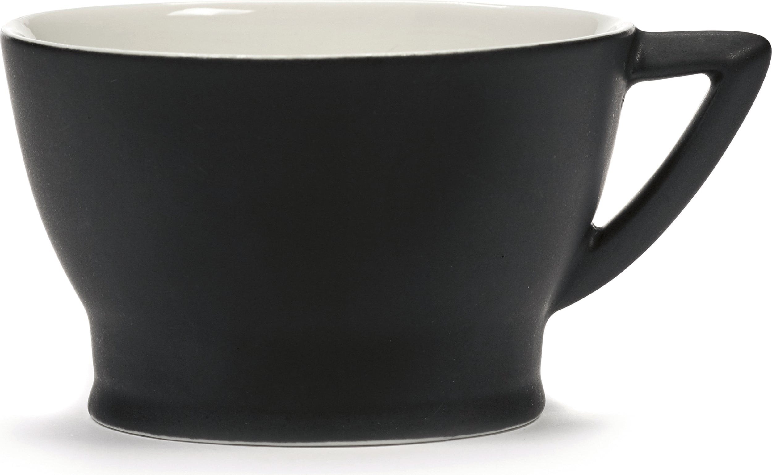 Kubki z uchem Ra 220 ml czarno-białe 2 szt.