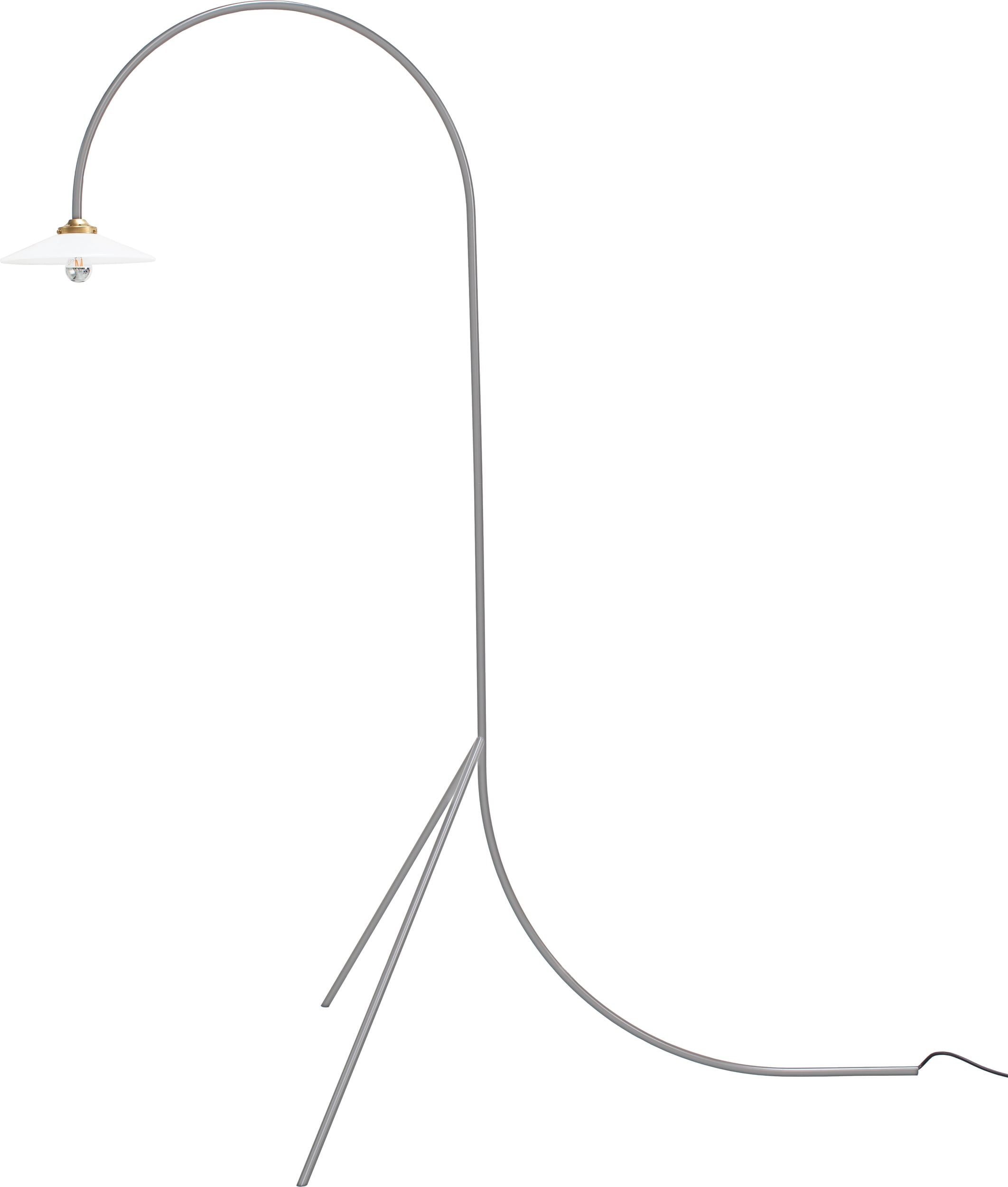 Lampa podłogowa N°1 190 cm jasnoszara