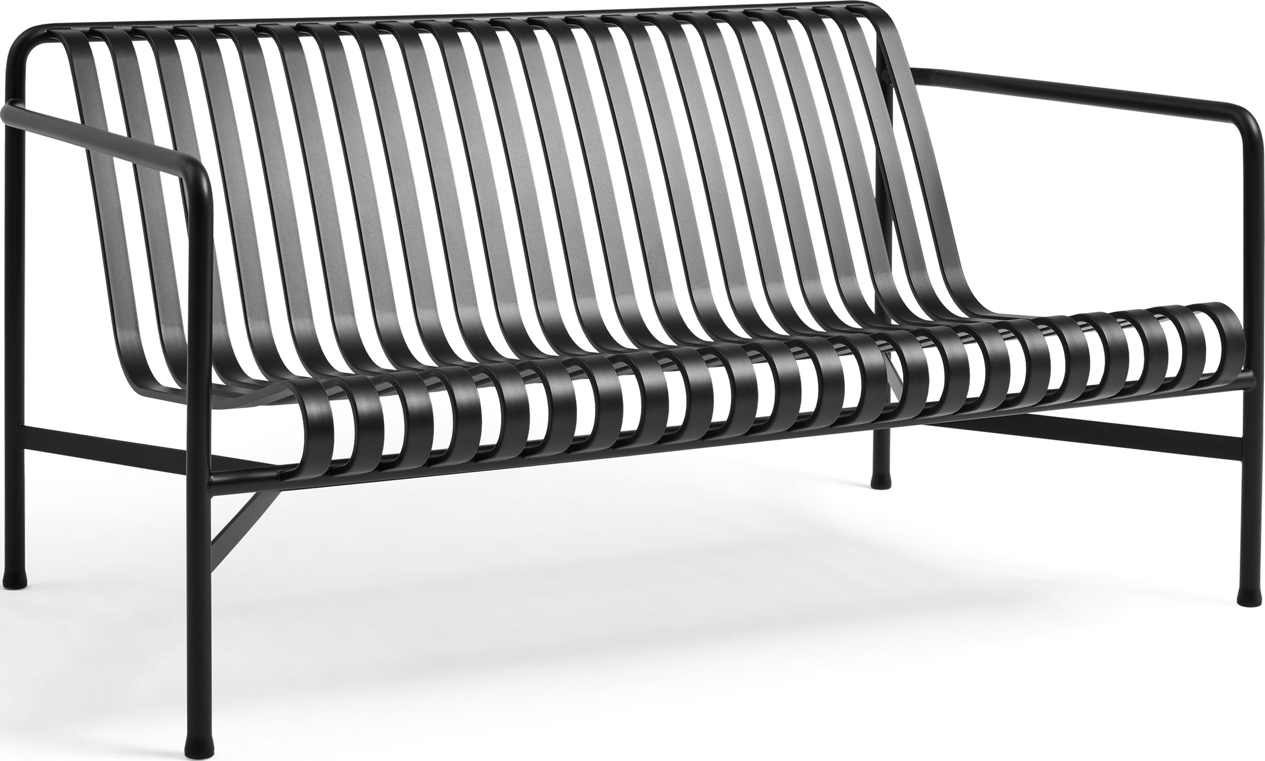 Sofa ogrodowa Palissade 139 cm antracytowa