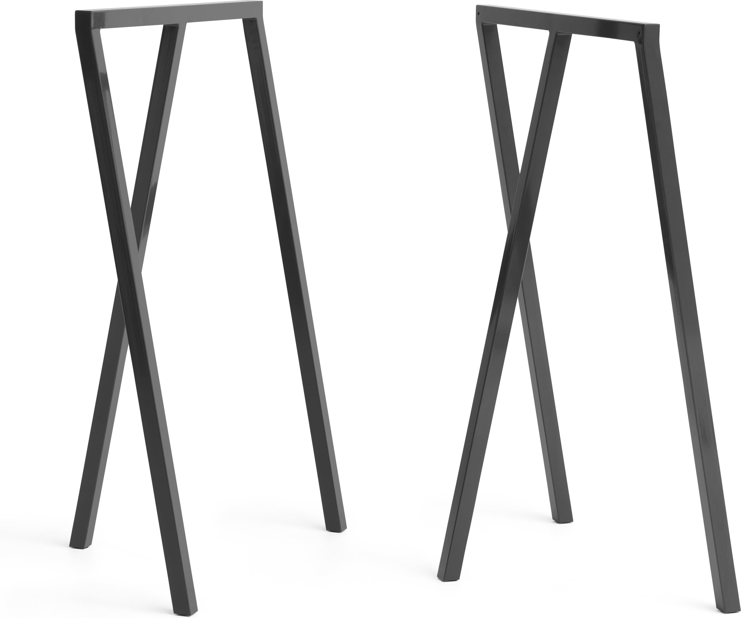 Nogi do stołu wysokiego Loop Stand czarne 2 szt.