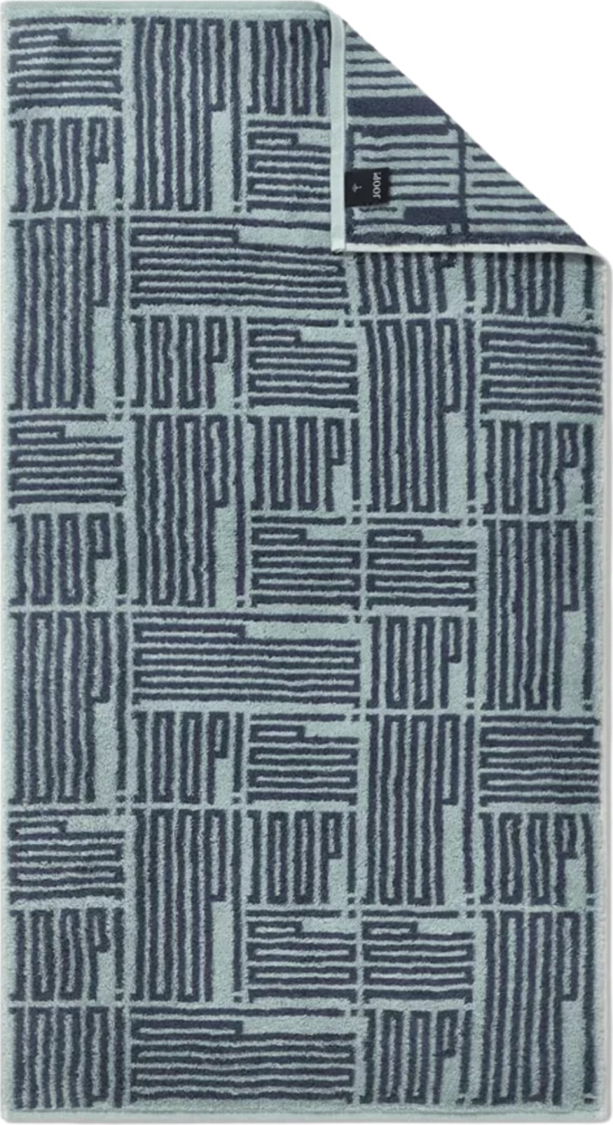 Ręcznik kąpielowy Bars Allover 80 x 150 cm akwamaryna