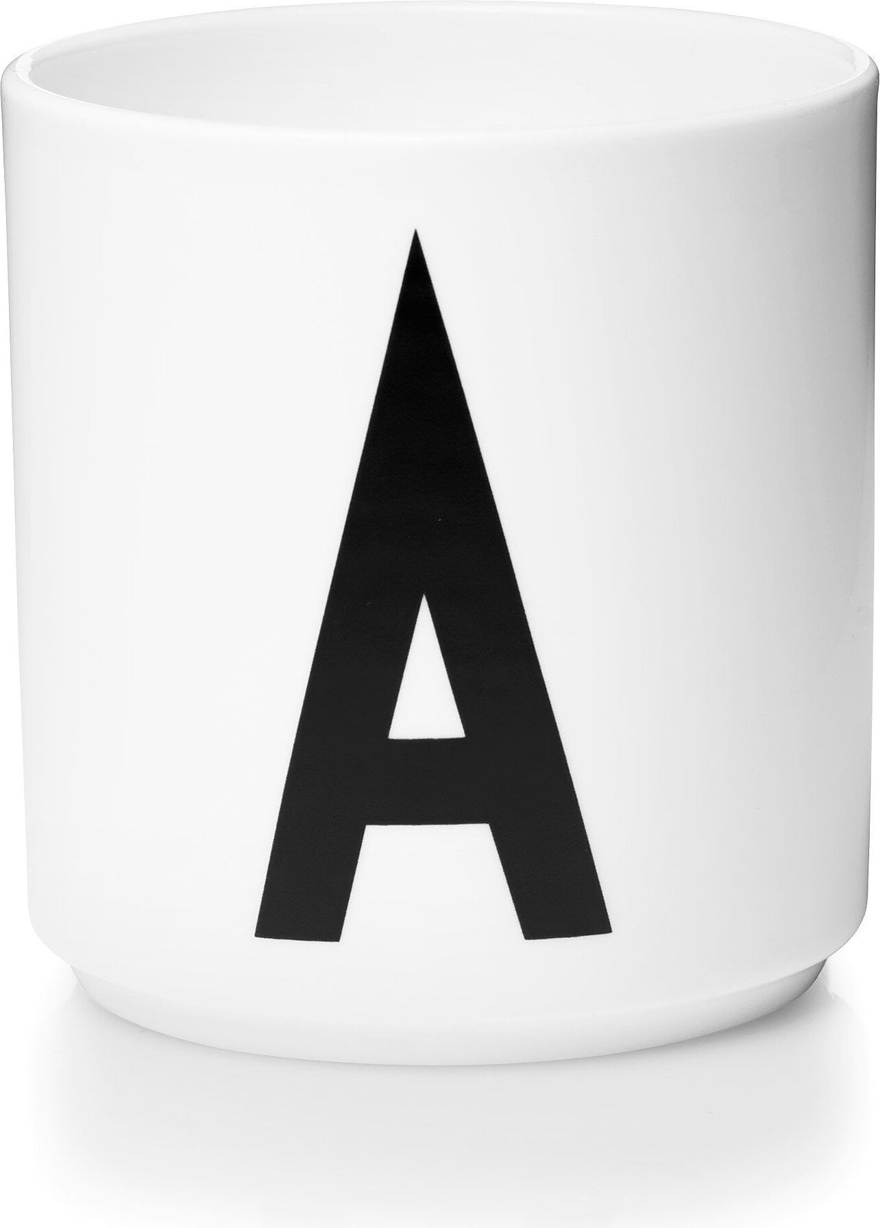 Kubek porcelanowy AJ litera A