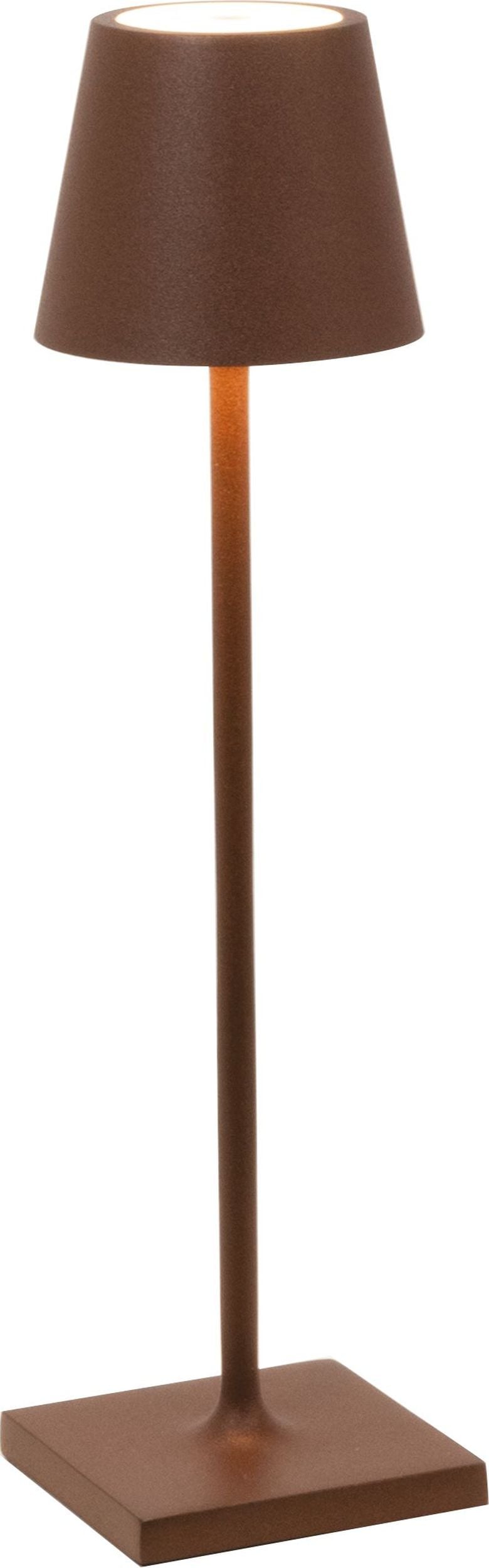 Lampa stołowa Poldina Micro 27 5 cm brązowa