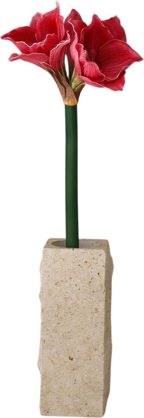 Kwiat sztuczny Botane amarylis 72 cm ciemnoróżowy