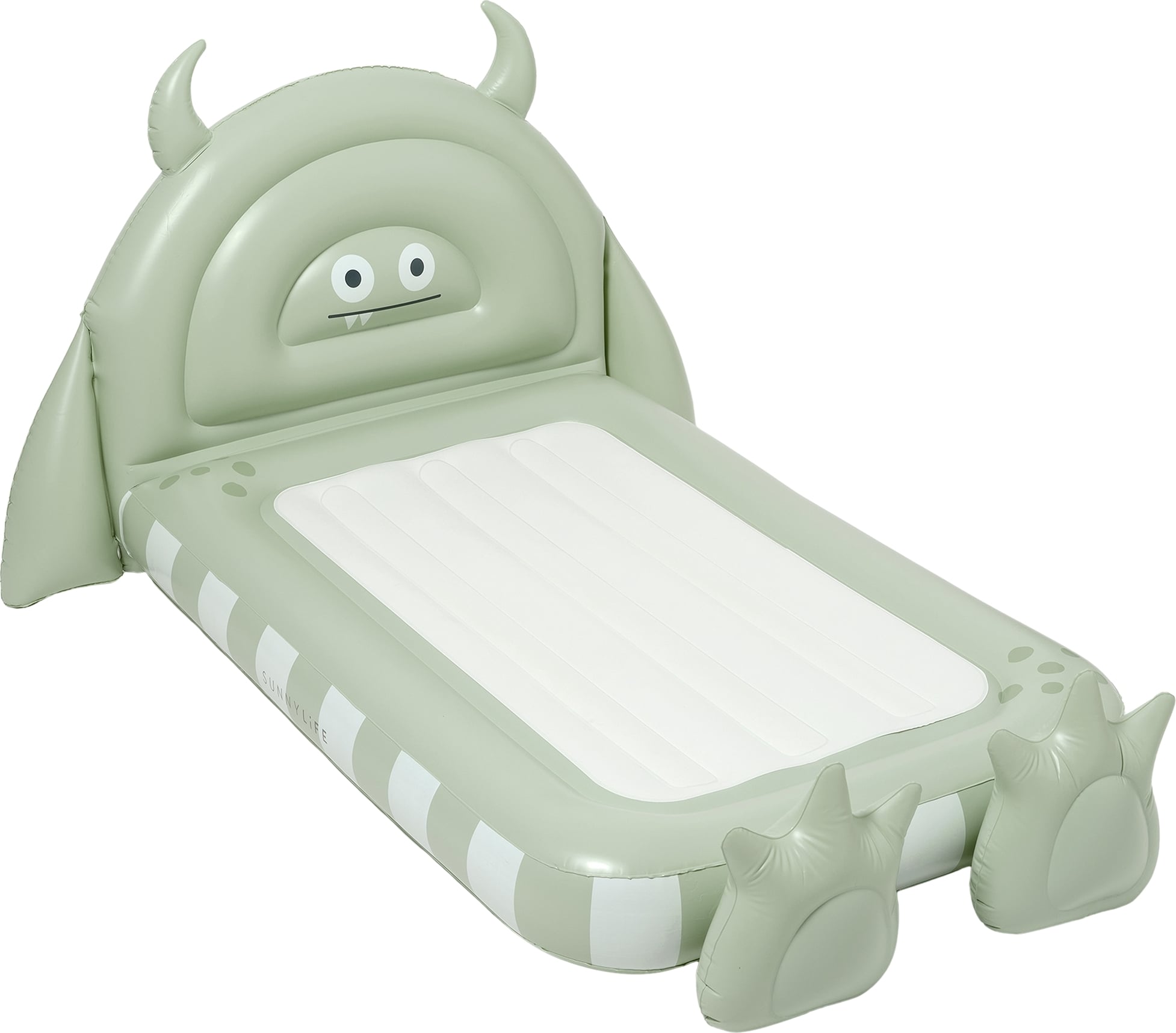Materac dmuchany dla dzieci Monster zielony
