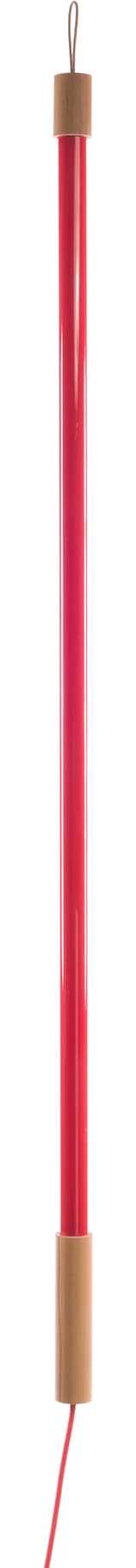 Lampa LED Linea 134 5 cm czerwona