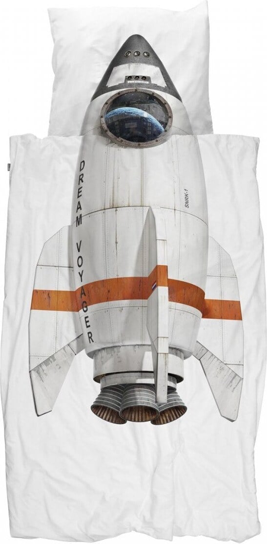 Pościel Rocket 140 x 200 cm z poszewką na poduszkę 60 x 70 cm