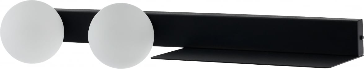 Kinkiet z półką Botanica Deco czarny