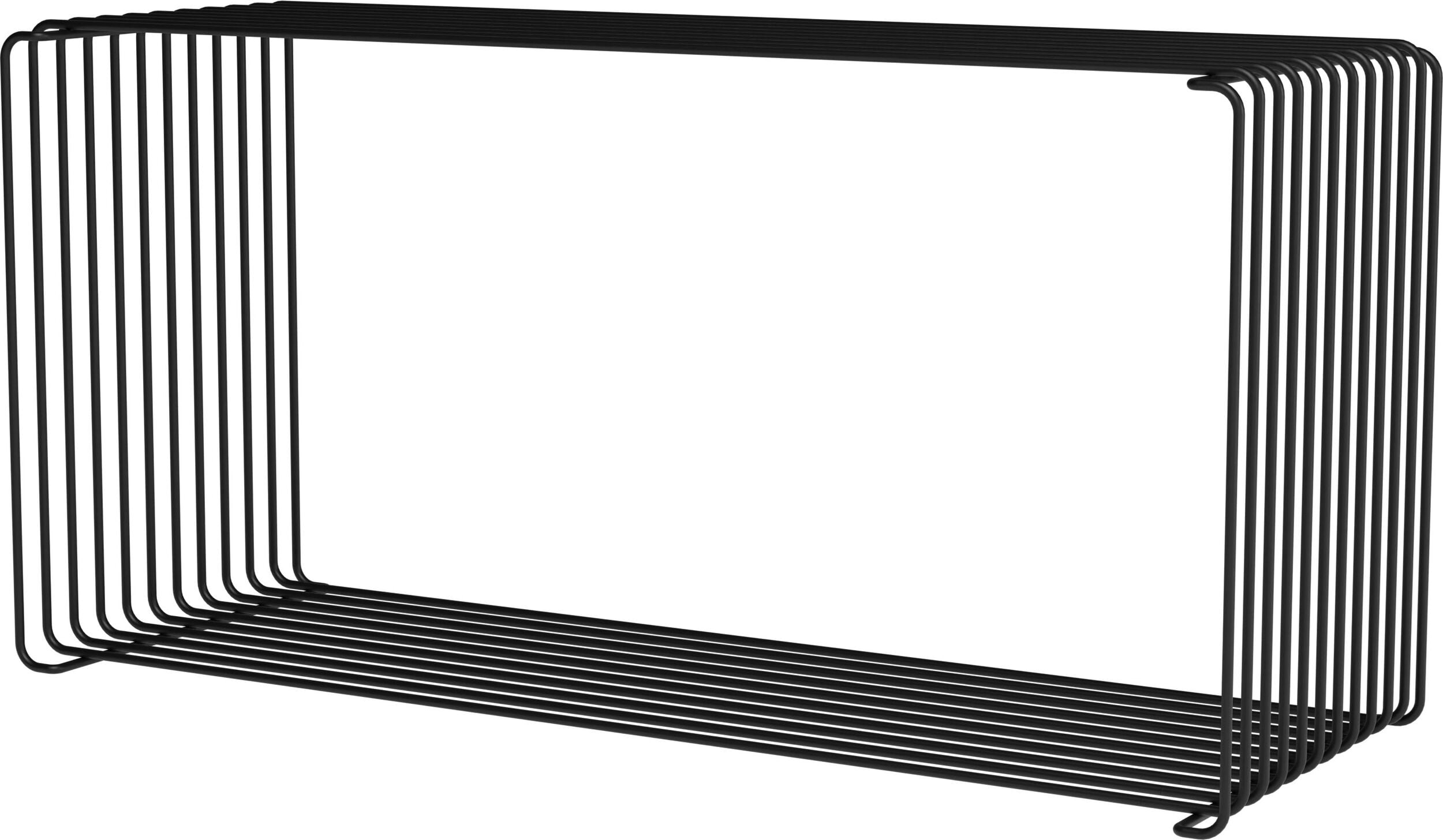 System modułowy Panton Wire 70 x 25 7 x 34 8 cm czarny