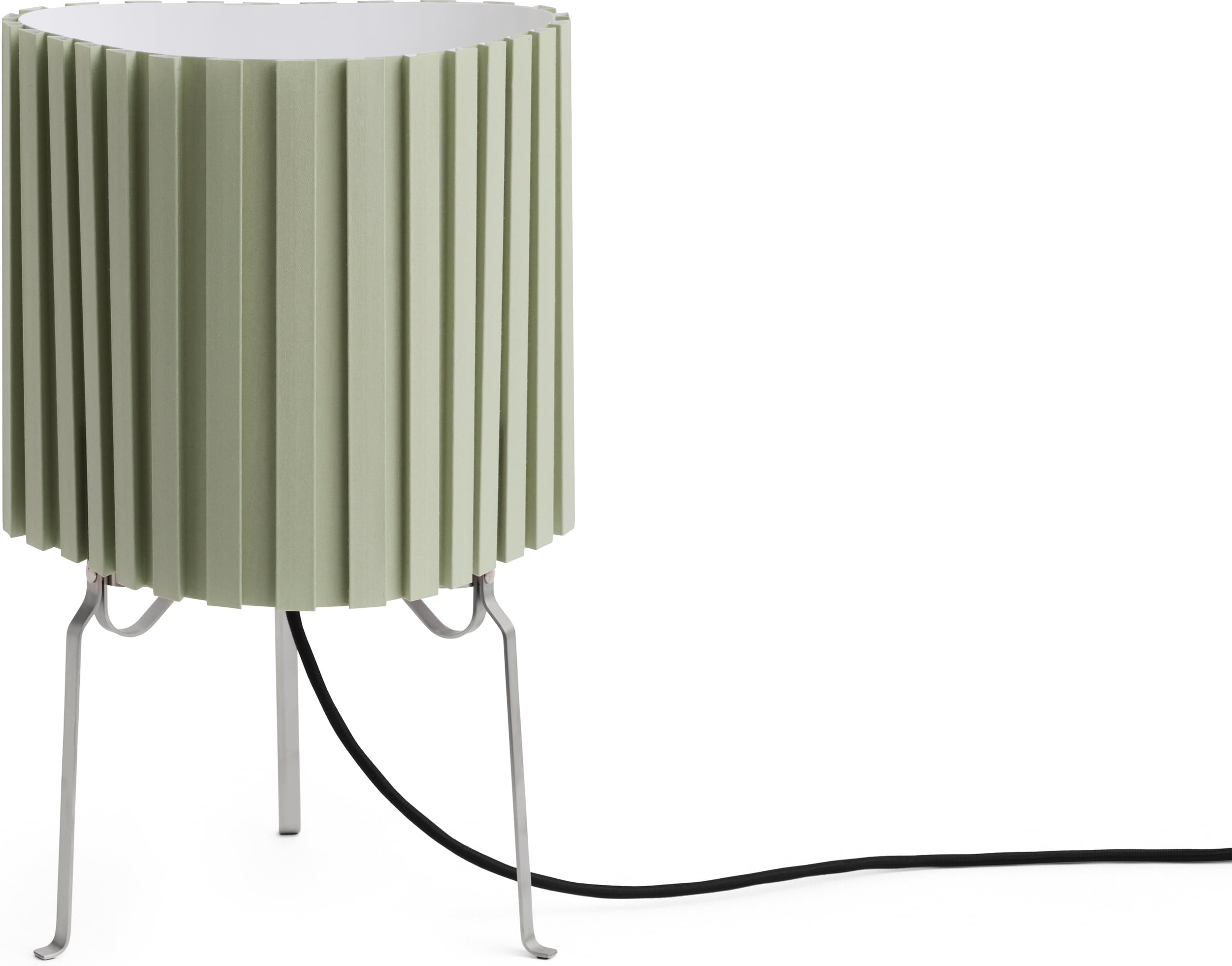 Lampa stołowa Canelé zielona
