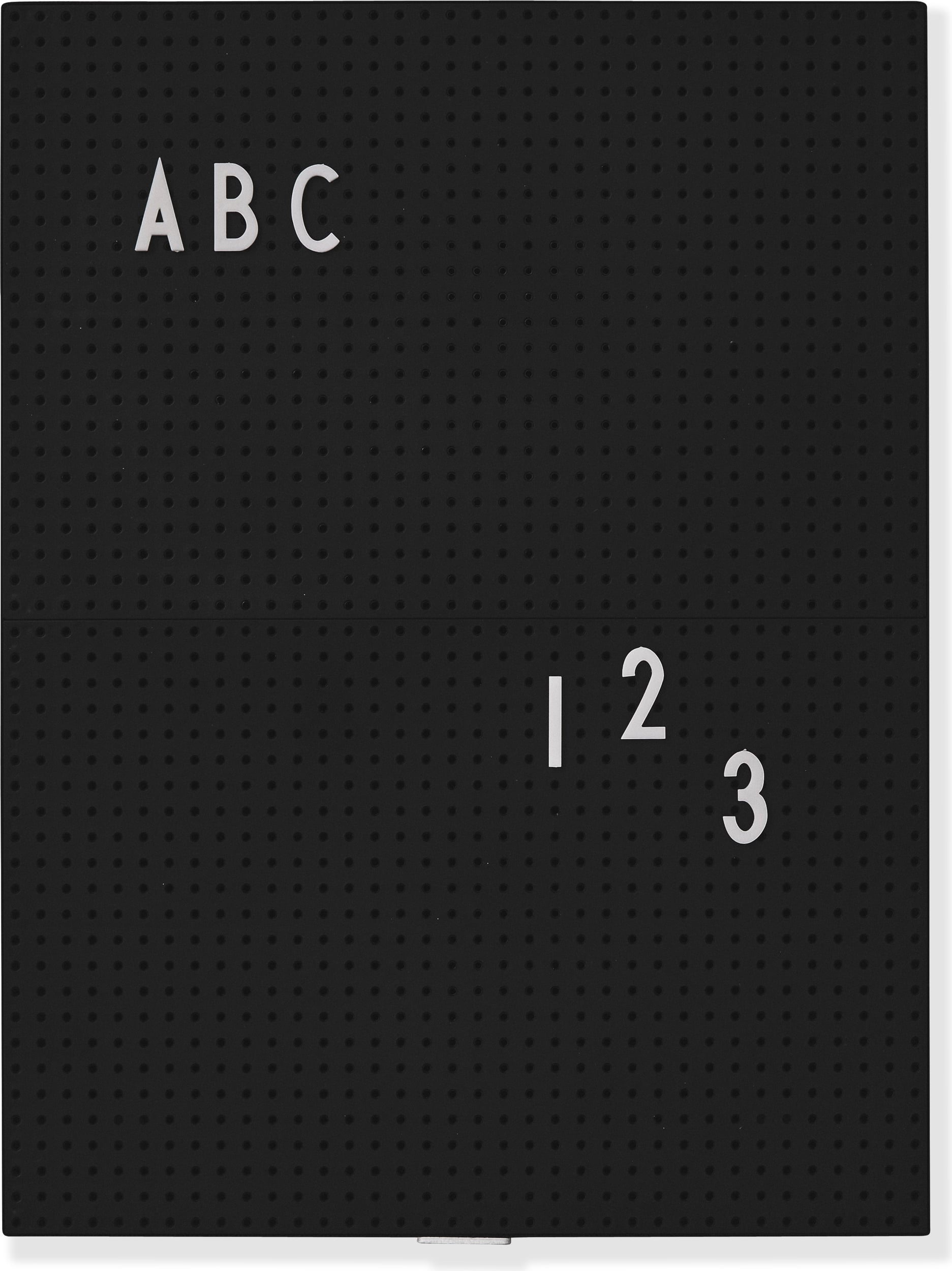 Tablica Design Letters A4 czarna