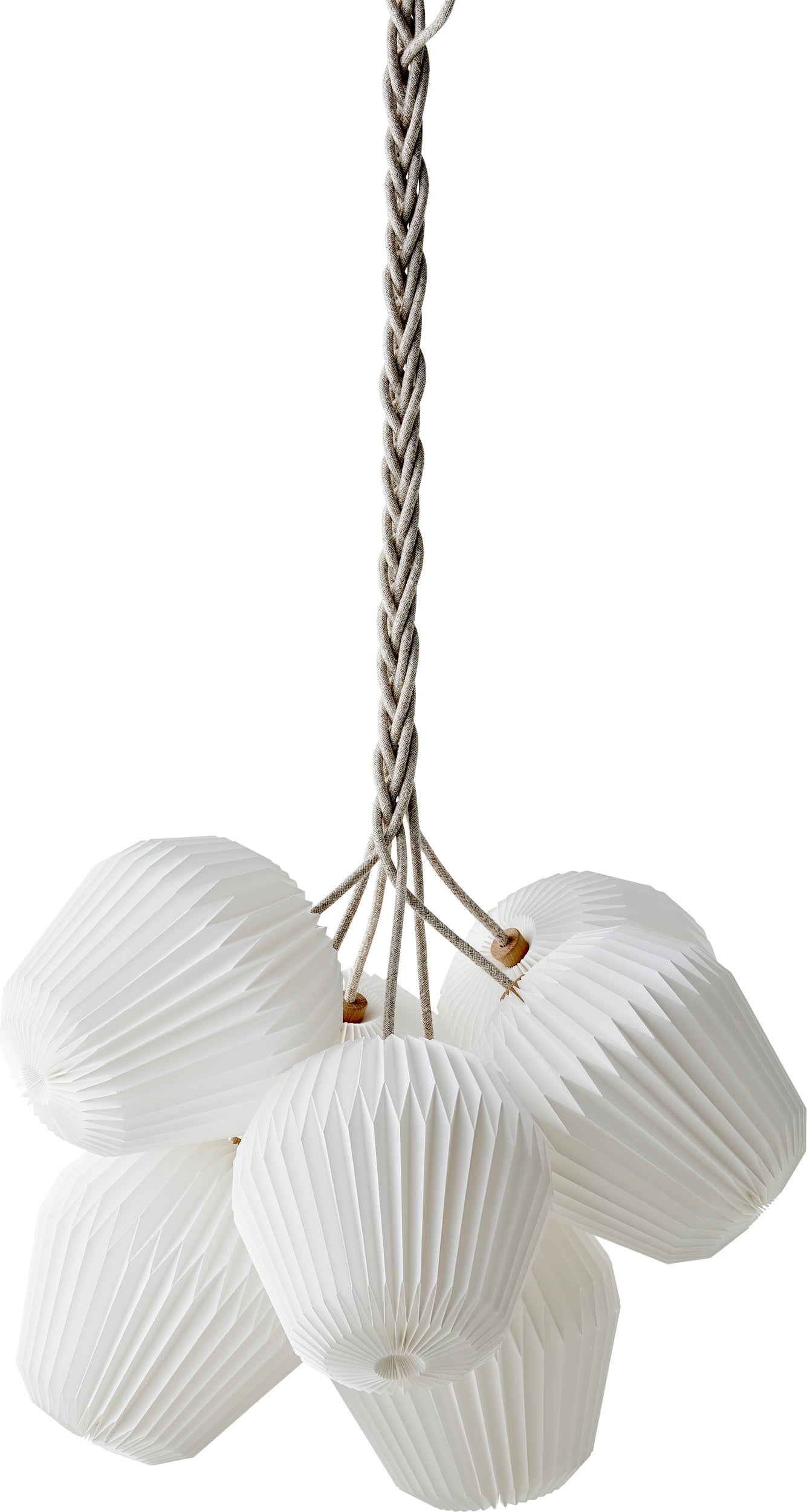 Lampa wisząca The Bouquet 7 L z papierowymi kloszami