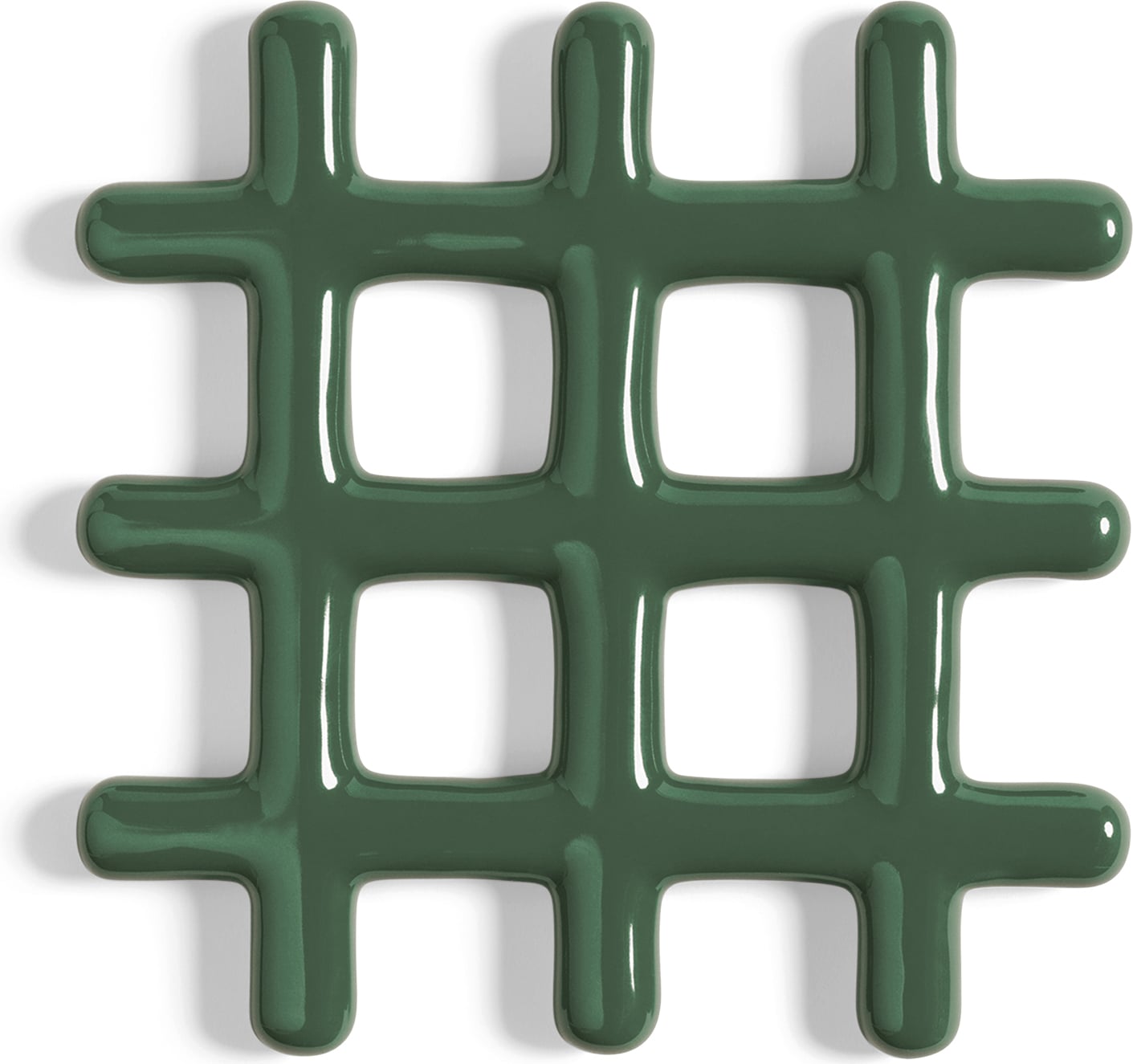 Podstawka pod gorące naczynia &K Grid zielona