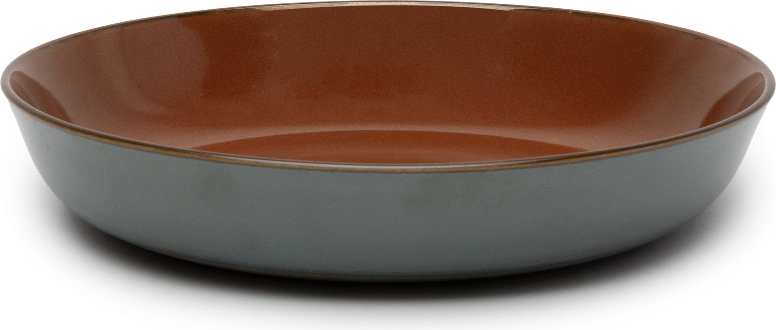 Talerz głęboki Terres de Rêves 21 cm niebiesko-czerwony