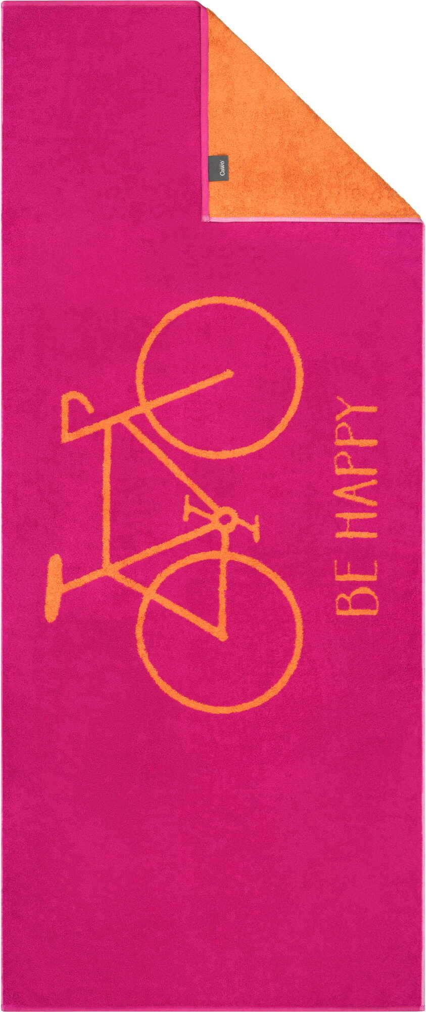 Ręcznik do sauny Travel Bicycle 70 x 180 cm różowy