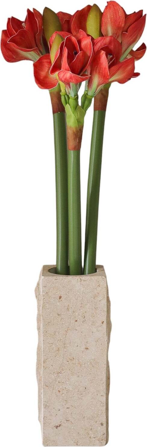 Kwiaty sztuczne bukiet Orange Amaryllis