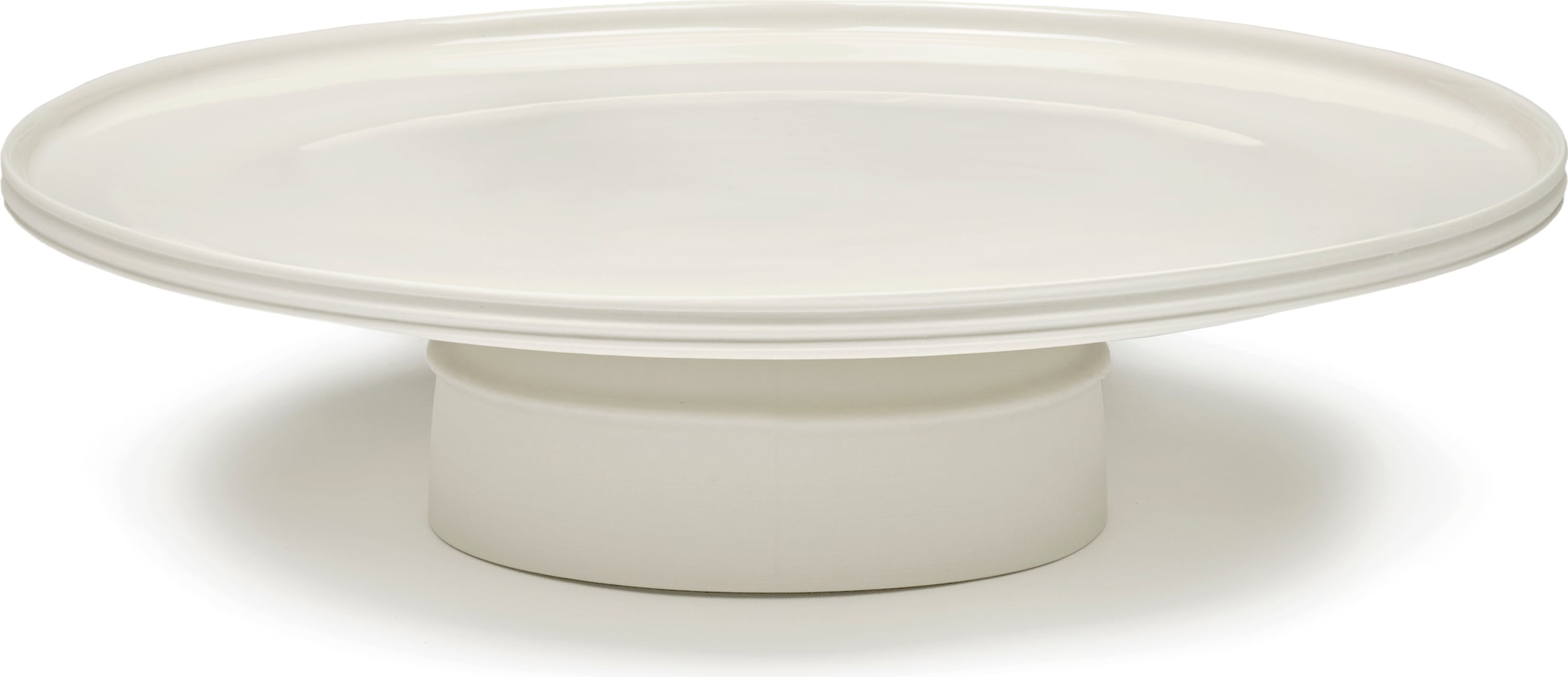 Patera Dune 33 cm biała porcelanowa
